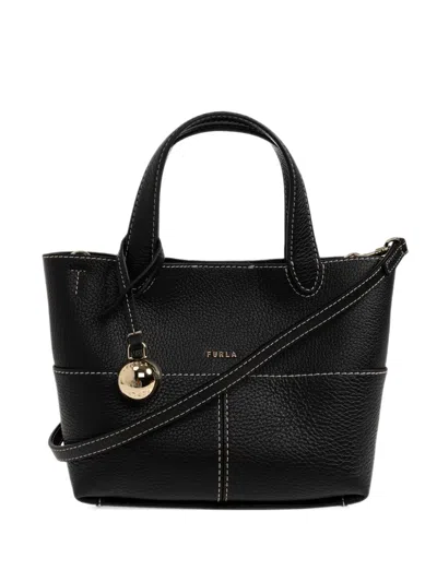 Furla Mini Primrose Tote Bag In Black