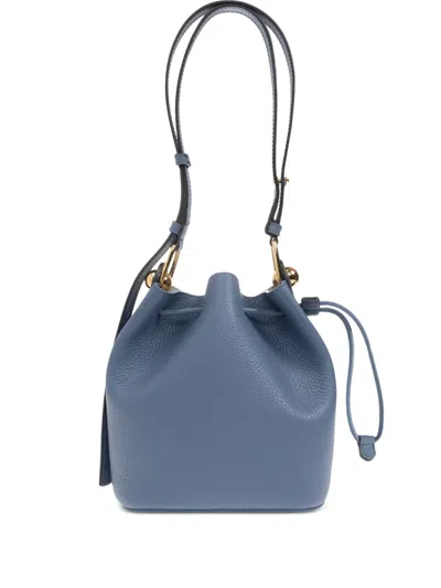 Furla Mini Sfera Bucket Bag In Blue