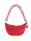 Furla Mini Sfera Chain-embellished Crescent Bag