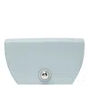 Furla Light Blue Leather Bag With Sphere Detailing In Blue