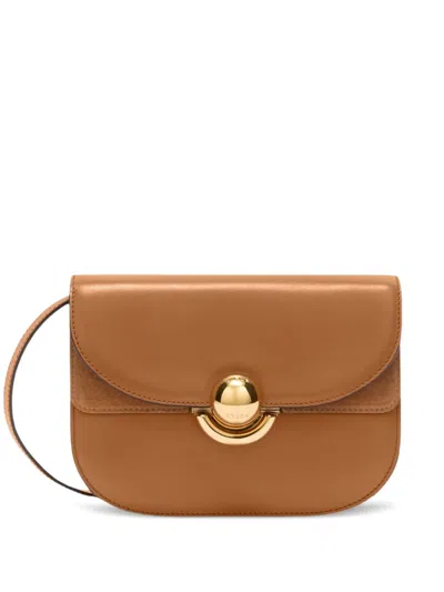 Furla Mini Sfera Flap Crossbody Bag In Yellow