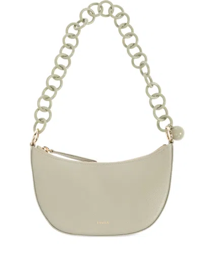 Furla Mini Sfera Shoulder Bag In Neutral