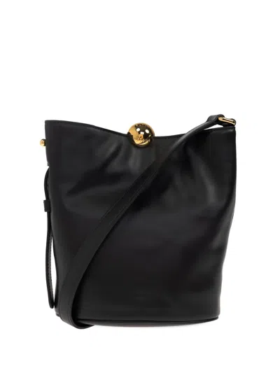 Furla Mini Sfera Soft Shoulder Bag In Black