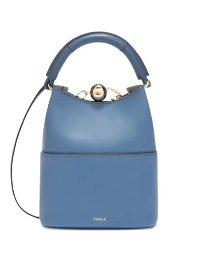 Furla Mini Sfera Top-handle Bag In Blue