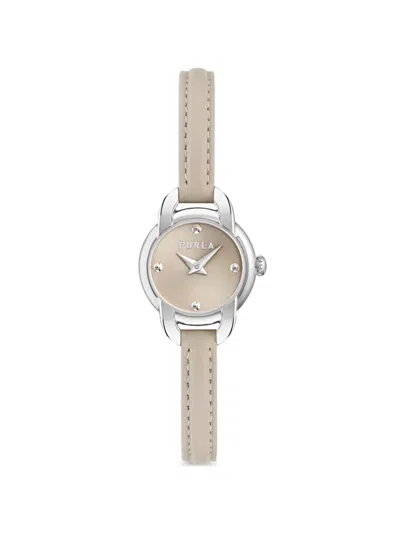 Furla Mini Shape 16mm Watch In Neutral