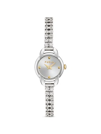 Furla Mini Shape 20mm Watch In Metallic