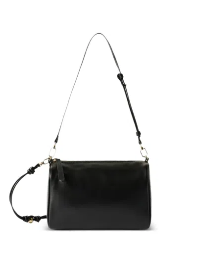 Furla Mini Talia Leather Cross Body Bag In Black