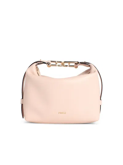 Furla Mini 'tonie' Shoulder Bag In Pink Lear In Blue