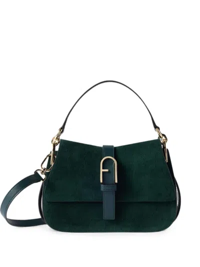 Furla Mini Top-handle Tote Bag In Green