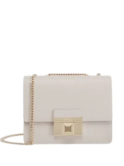 Furla Mini Venere Leather Cross Body Bag In Brown