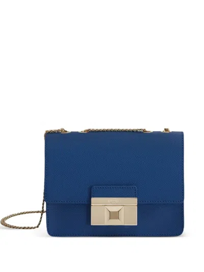 Furla Mini Venere Leather Crossbody Bag In Blue