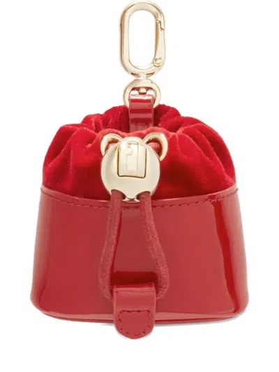 Furla Mionido Bag Charm In Red