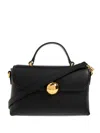 Furla 문라이트 그레인 레더 토트 백 In Black
