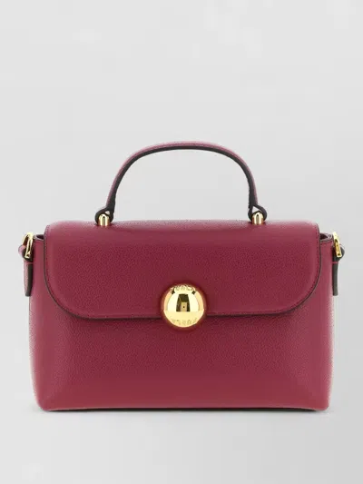 Furla Moonlight Micro Crossbody Bag Detachable Strap In Red
