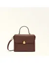Furla Moonlight S Chocolate Leather Handbag In Brown