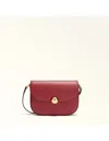 Furla Moonlight S Crossbody Bag In Cherry Leather In Red