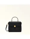 Furla Leather Handbag In Black