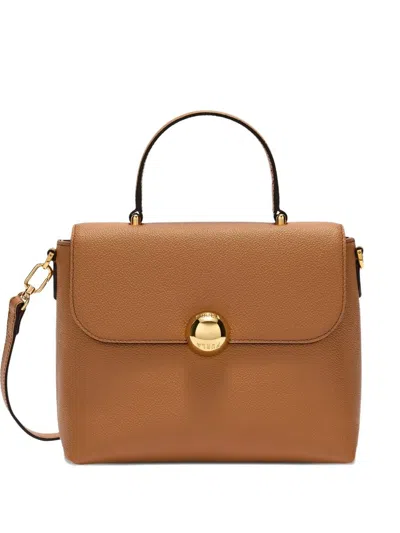 Furla Moonlight S Top Handle Bags In Brown
