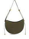 Furla Small Moonstone Leather Shoulder Bag In Green