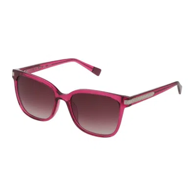 Furla Multicolor Acetate Sunglasses In Blue