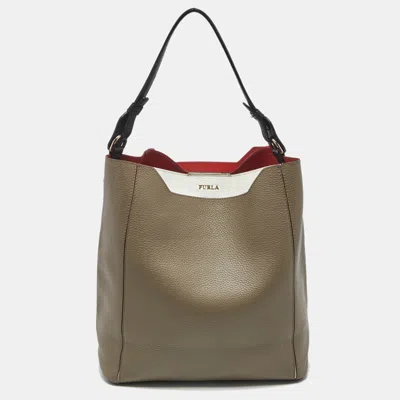 Pre-owned Furla Multicolor Leather Shoulder Bag