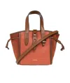 Furla Net Mini Tote Bag In Brown