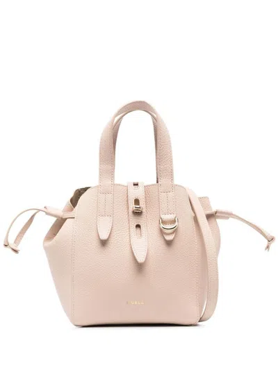 Furla Net Mini Tote Bags In Pink & Purple