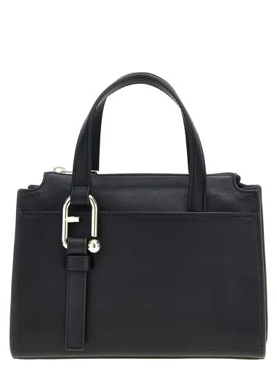 Furla Nuvola Boston S Handbag In Black