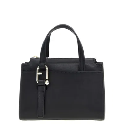 Furla Nuvola Boston S Handbag In Black