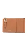 Furla Nuvola Card Holder In Brown