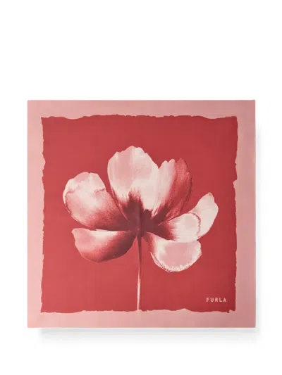 Furla Nuvola Carré In Burgundy