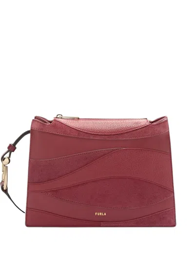 Furla Nuvola Cross Body Bag In Burgundy