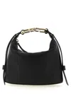 Furla Tonie Mini Shoulder Bag In Black Leather In Black