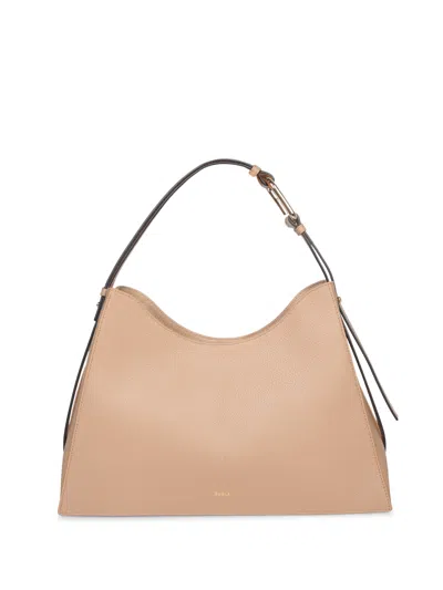 Furla Nuvola Hobo Bag Desert In Sand