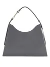 Furla Arch-motif Leather Tote Bag In Grey