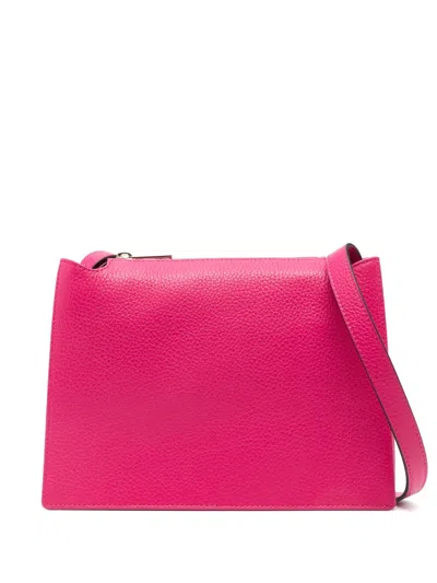 Furla Nuvola Leather Cross Body Bag In 粉色