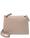 Furla Nuvola Leather Crossbody In Gray
