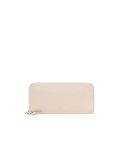 Furla Nuvola Leather Wallet In Nude