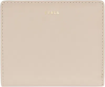 Furla Small Nuvola Wallet In Beige