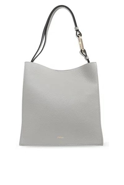 Furla Nuvola Shoulder Bag In Grey