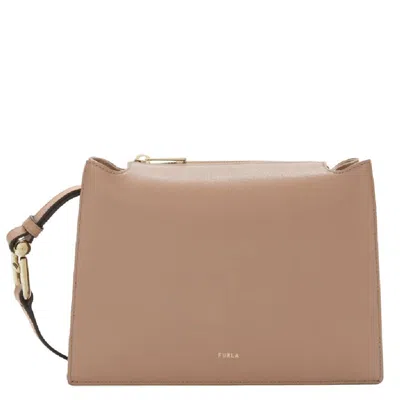 Furla Nuvola Crossbody Bag In Brown