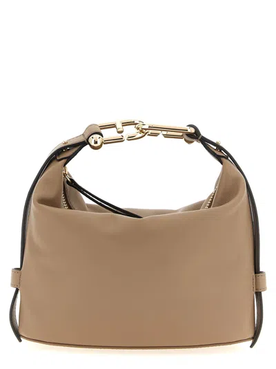 Furla Nuvola Mini Handbag In Neutral