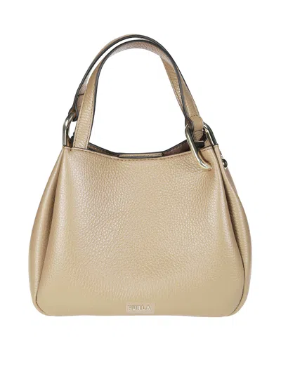 Furla Nuvola Mini Tote In Beige