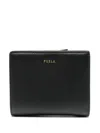 Furla Nuvola S Leather Wallet In Black