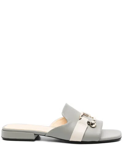 Furla Nuvola Sabot Slides In Grey