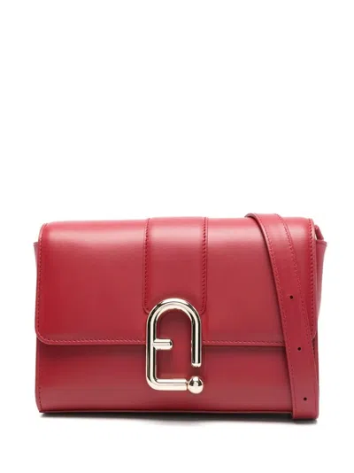 Furla Nuvola Small Crossbody 22 In Red