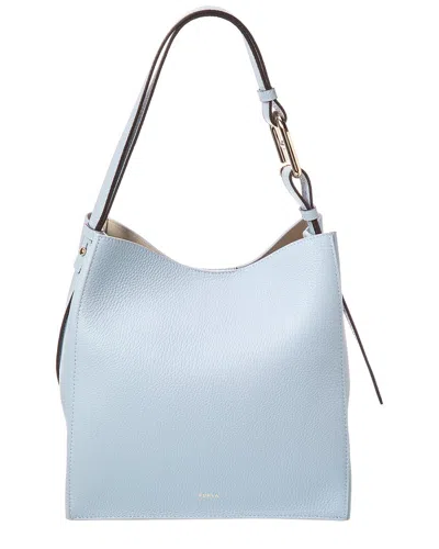 Furla Nuvola Small Leather Bucket Bag 25.5