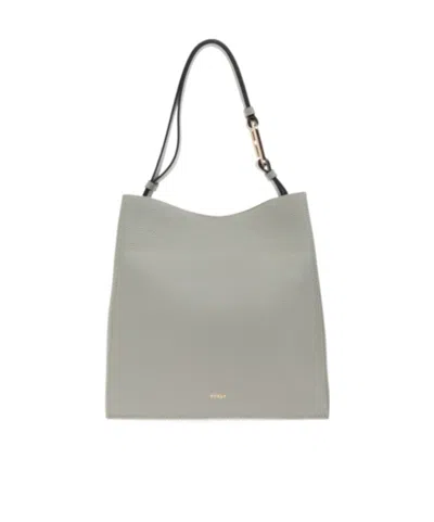 Furla Nuvola Small Shoulder Bag In Gray