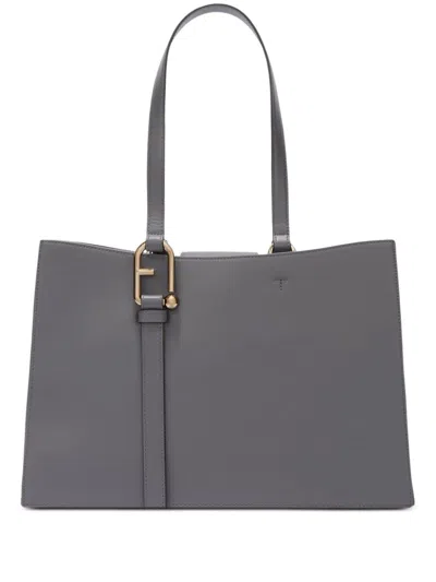 Furla Nuvola Tote Bag In Grey