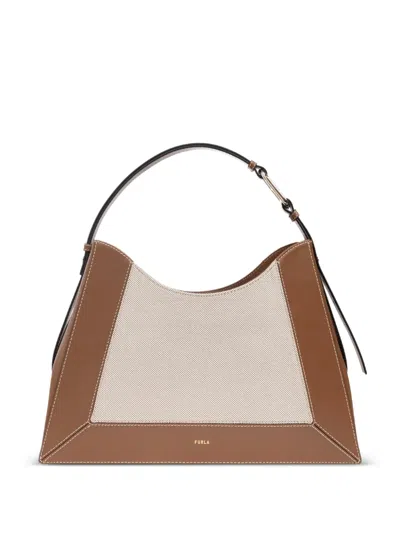 Furla Nuvola Tote Bag In Neutrals